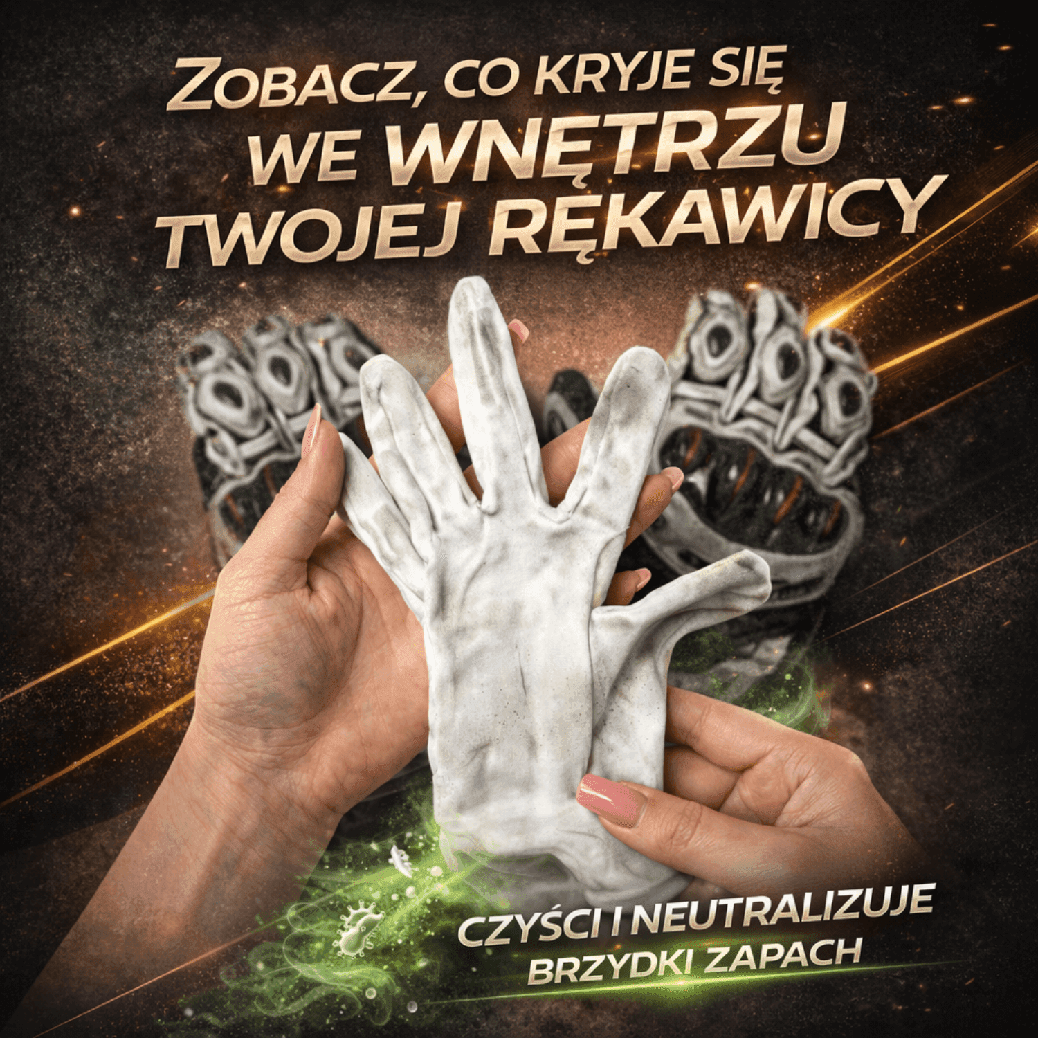 Krok 3 - czyścisz wnętrze poruszając palcami