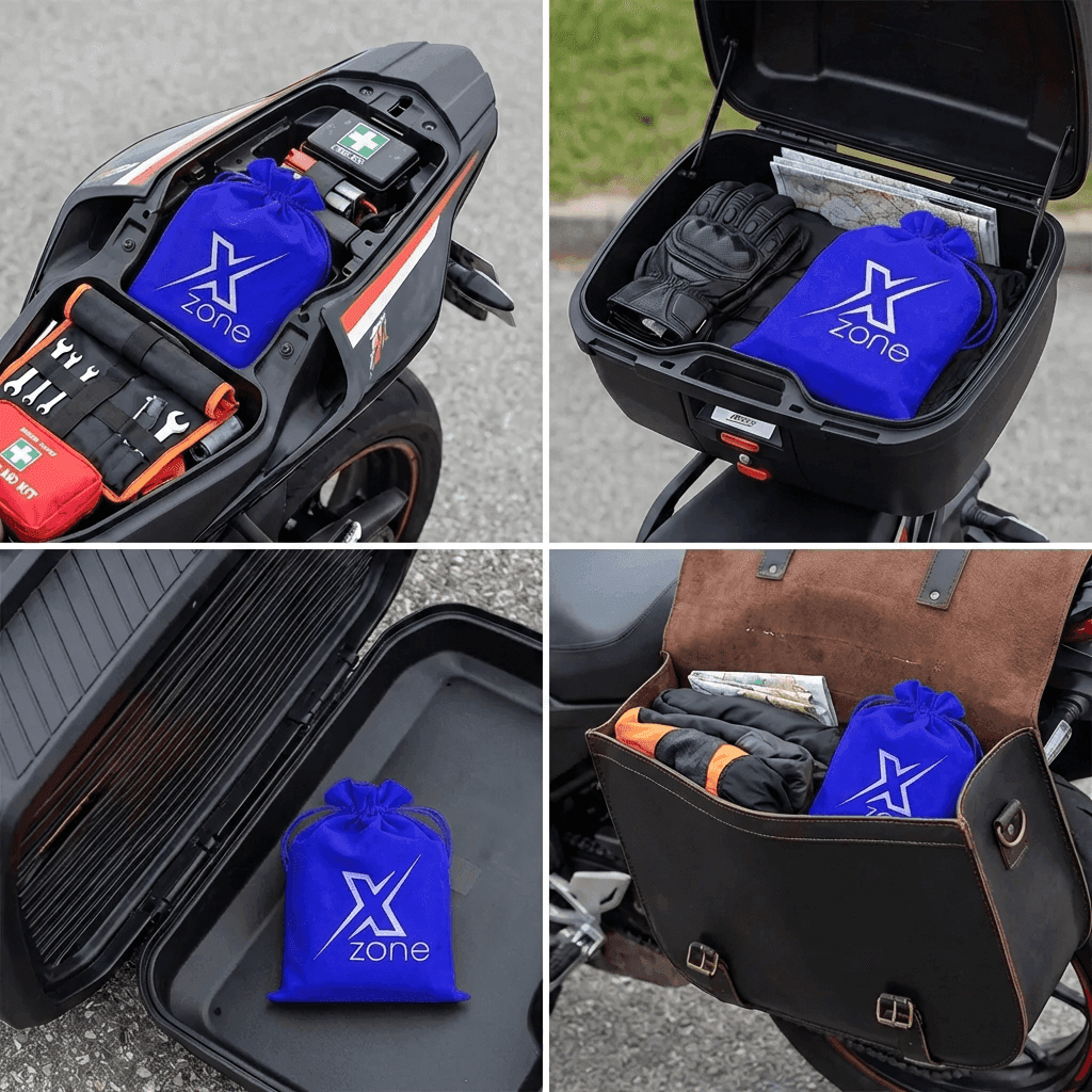 Worek Xzone w kuferku motocyklowym