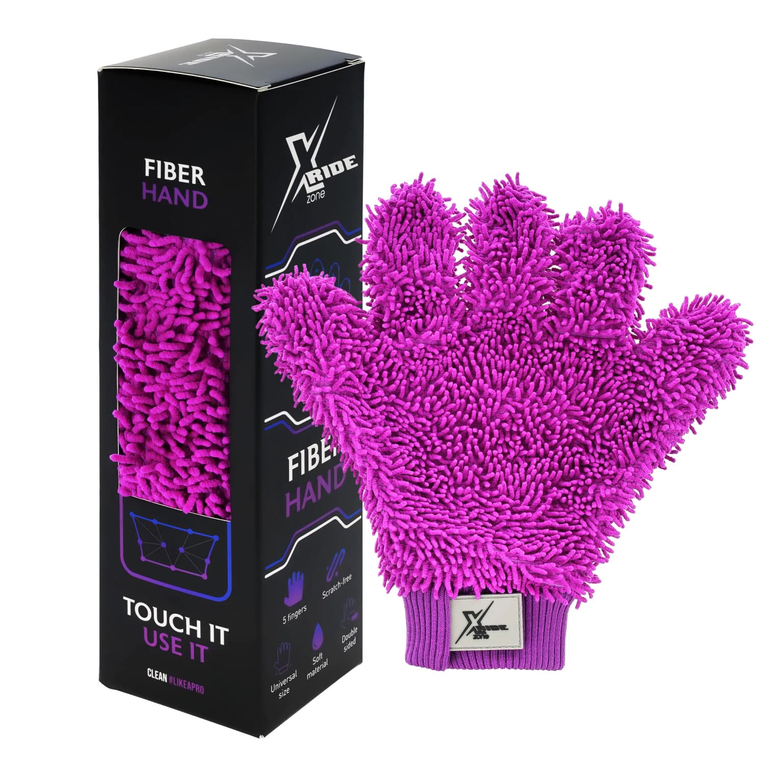 Fiber Hand - rękawiczka z mikrofibry do bezpiecznego mycia motocykla